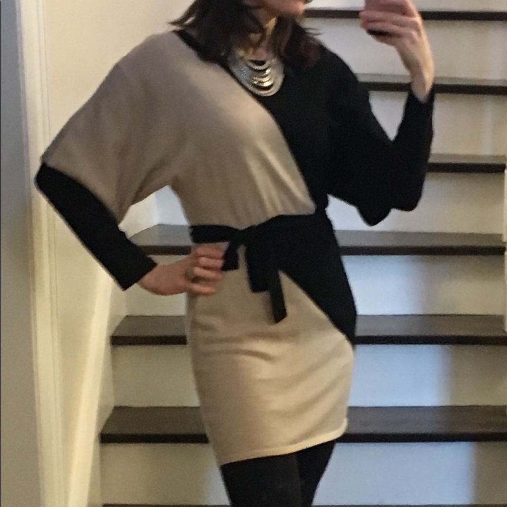 Trina Turk belted sweater tunic